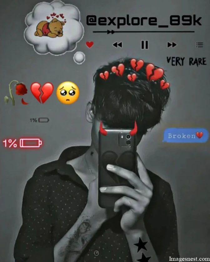 Sad Mood Off DP With Emojies