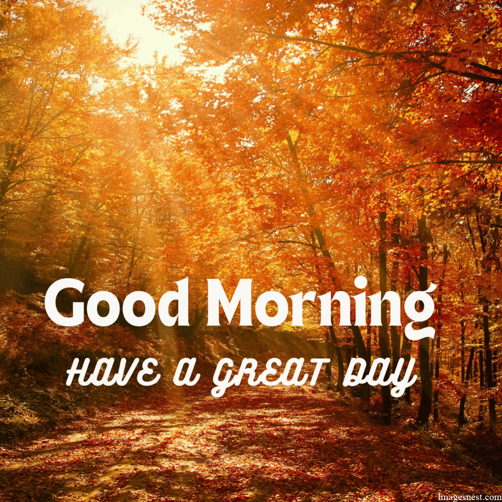 cute Good Morning Fall Images